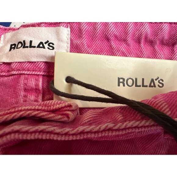 ROLLA'S Original Straight Jeans in Layla Magenta 32 New Womens Denim Pants - Picture 8 of 12